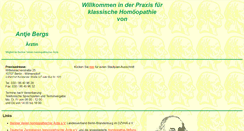 Desktop Screenshot of bergs-homoeopathie.de